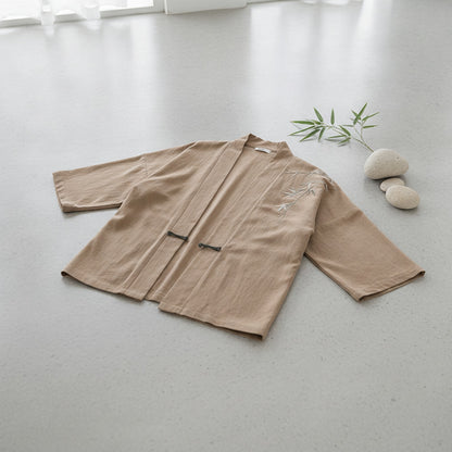 Veste Kimono Homme Style Japonais - Mode Décontractée Haori 2023