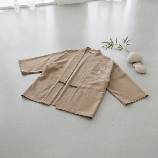 Veste Kimono Homme Style Japonais - Mode Décontractée Haori 2023