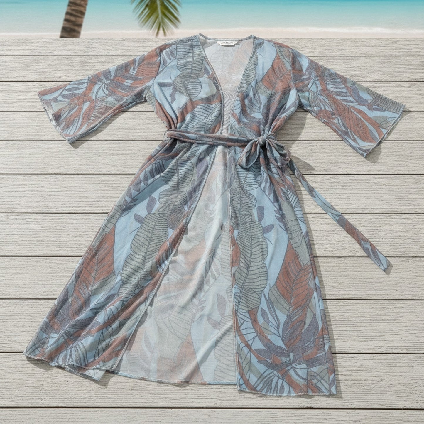 Kimono de Plage Femme : Robe Portefeuille Chic pour Maillot de Bain