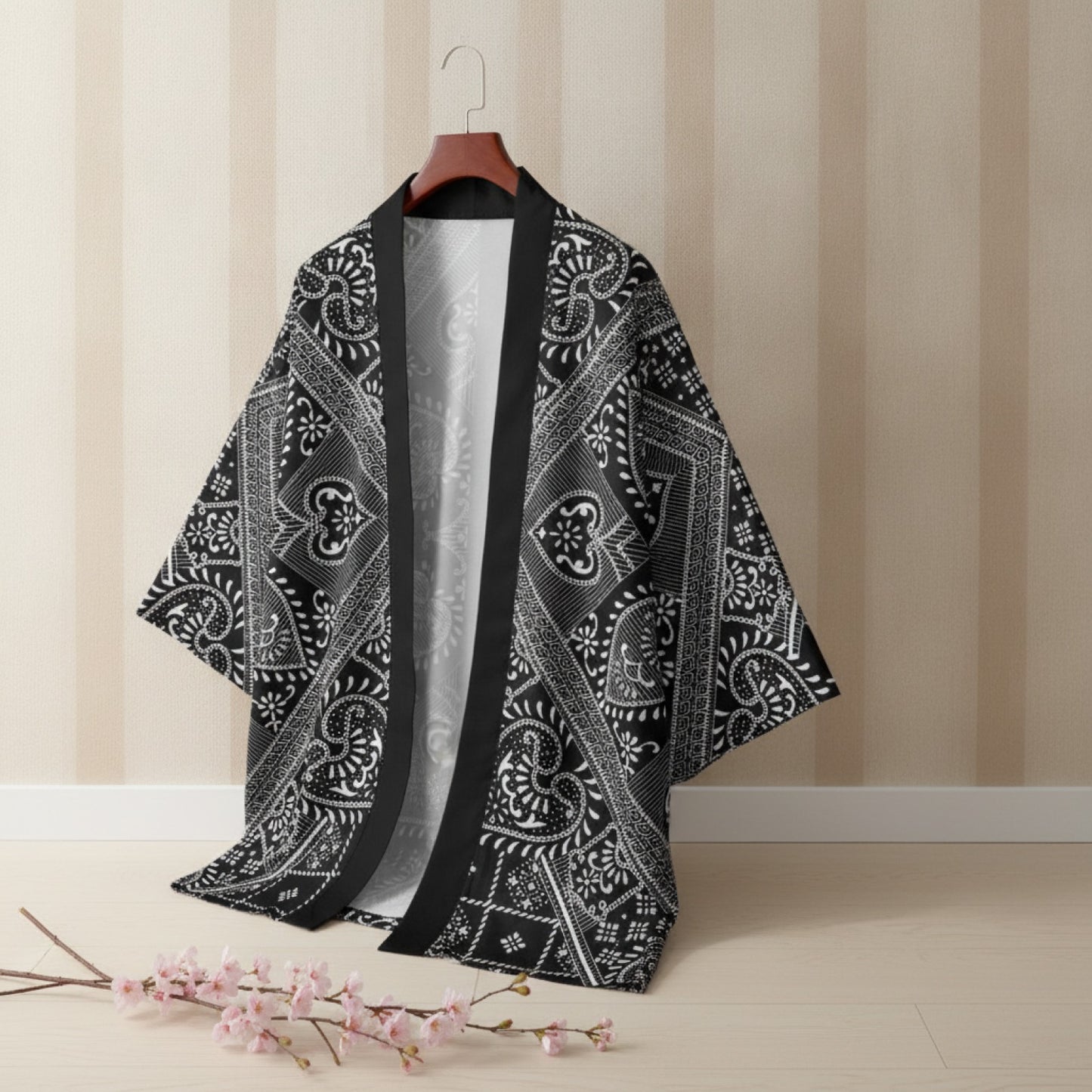 Kimono d'été japonais pour femme : Vêtement traditionnel ample et imprimé