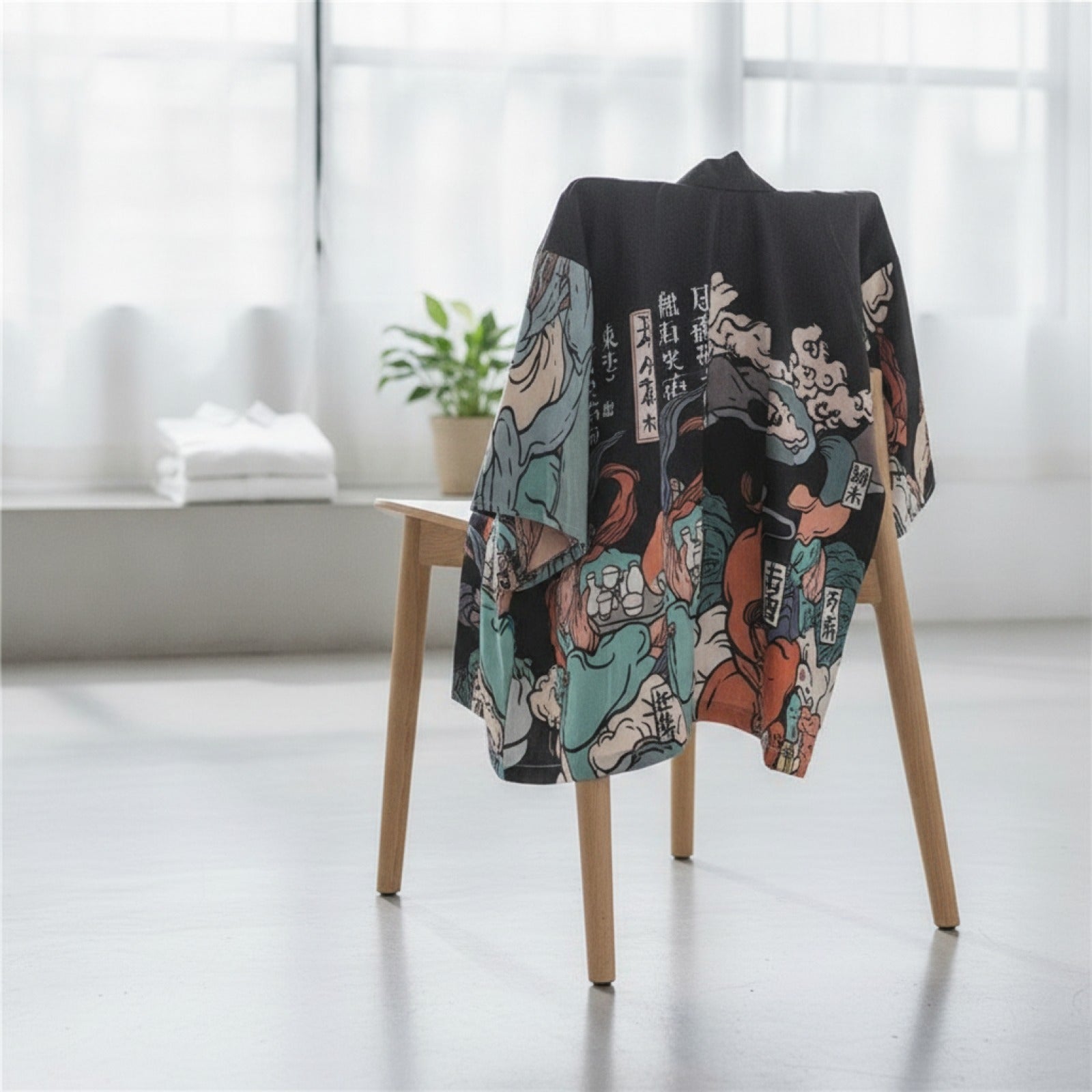 Kimono Haori Japonais pour Femme et Homme - Style Cosplay, Harajuku & Anime
