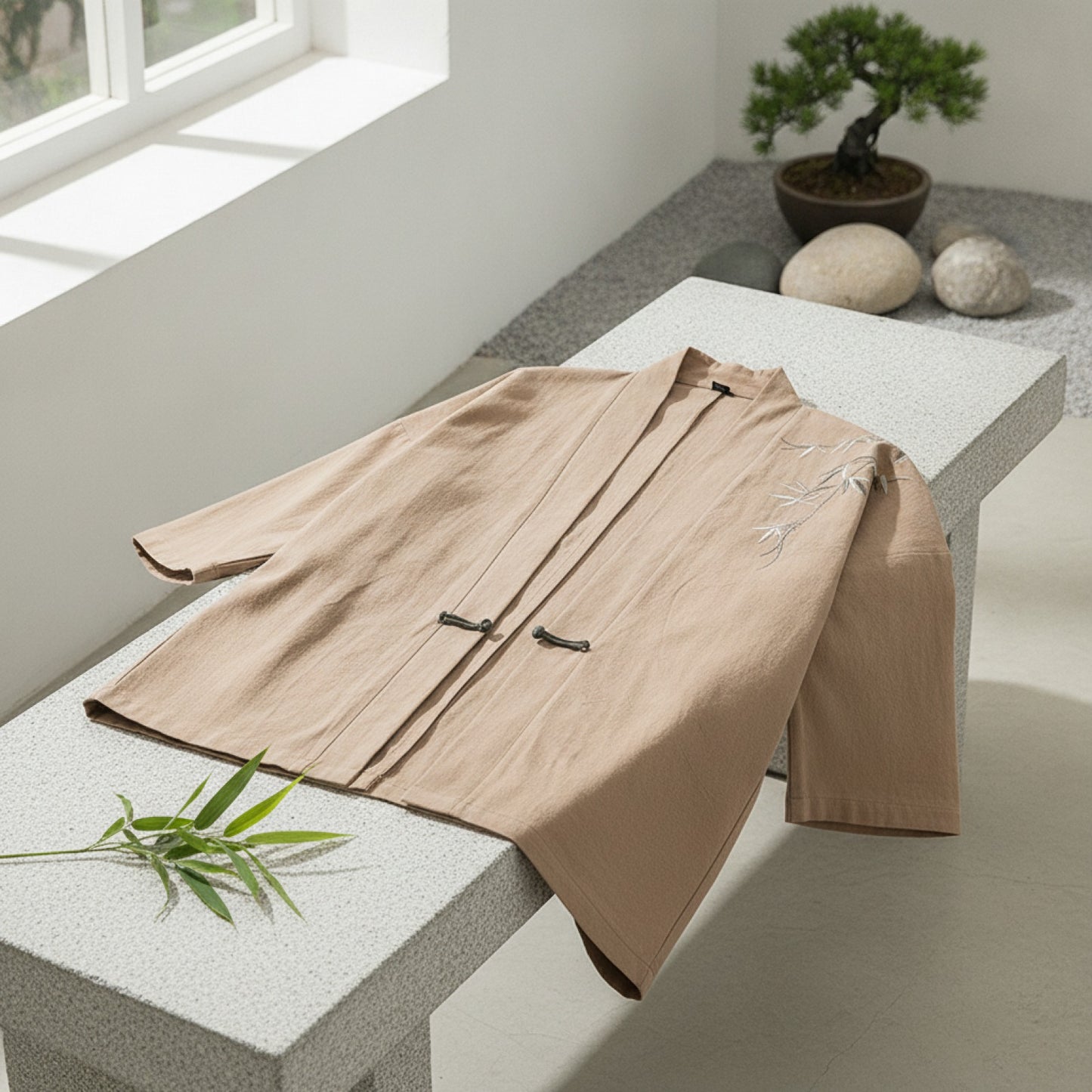 Veste Kimono Homme Style Japonais - Mode Décontractée Haori 2023