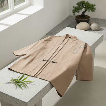Veste Kimono Homme Style Japonais - Mode Décontractée Haori 2023