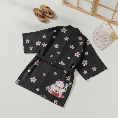 Kimono Yukata Japonais pour Fille - Tenue Traditionnelle & Moderne pour Toutes Occasions