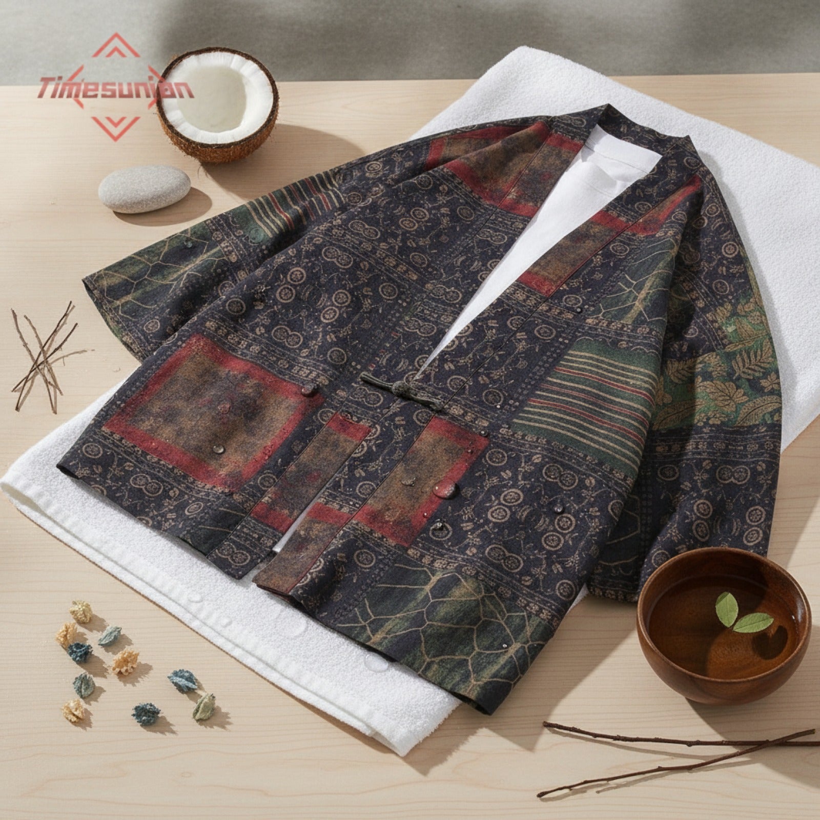 Hanfu Ming : Vêtement traditionnel chinois d'été en coton et lin, style Harajuku