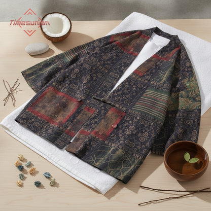 Hanfu Ming : Vêtement traditionnel chinois d'été en coton et lin, style Harajuku