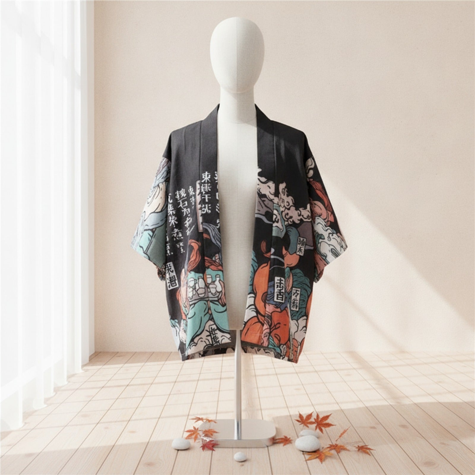 Kimono Haori Japonais pour Femme et Homme - Style Cosplay, Harajuku & Anime