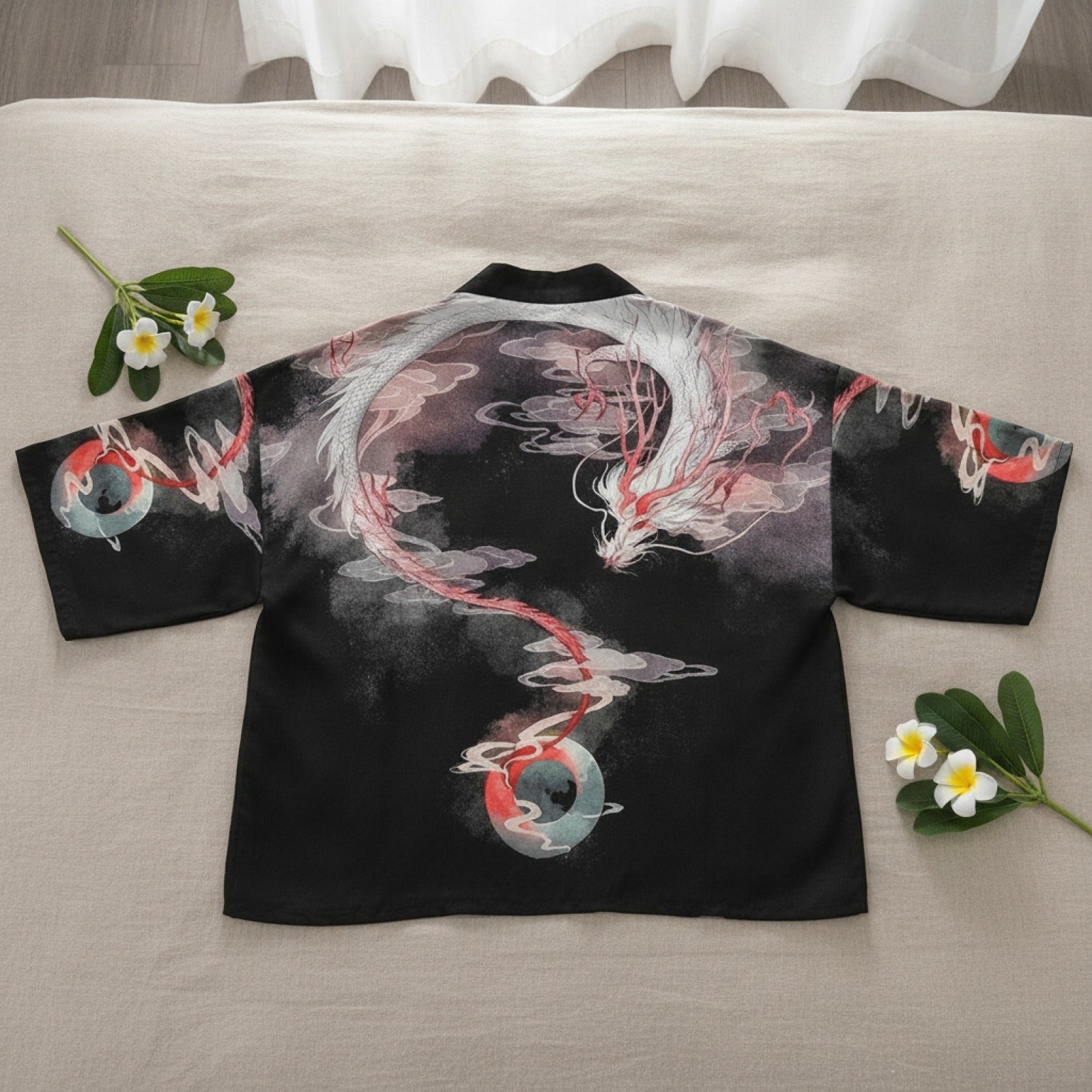 Kimono Yukata Haori Femme : Robe Traditionnelle Japonaise pour Été, Cosplay & Photographie