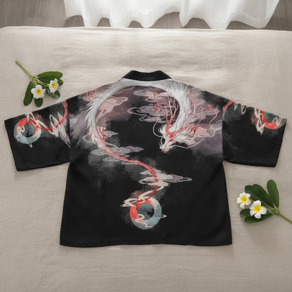 Kimono Yukata Haori Femme : Robe Traditionnelle Japonaise pour Été, Cosplay & Photographie