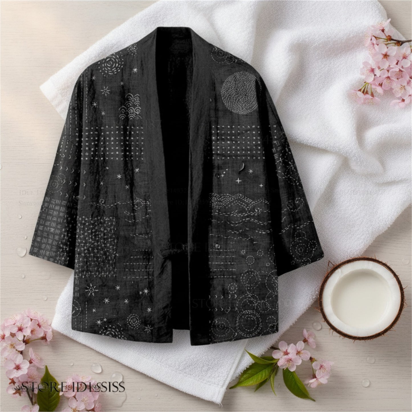 Kimono Japonais Traditionnel Fleuri - Robe Cosplay Style Asiatique