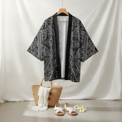Kimono d'été japonais pour femme : Vêtement traditionnel ample et imprimé