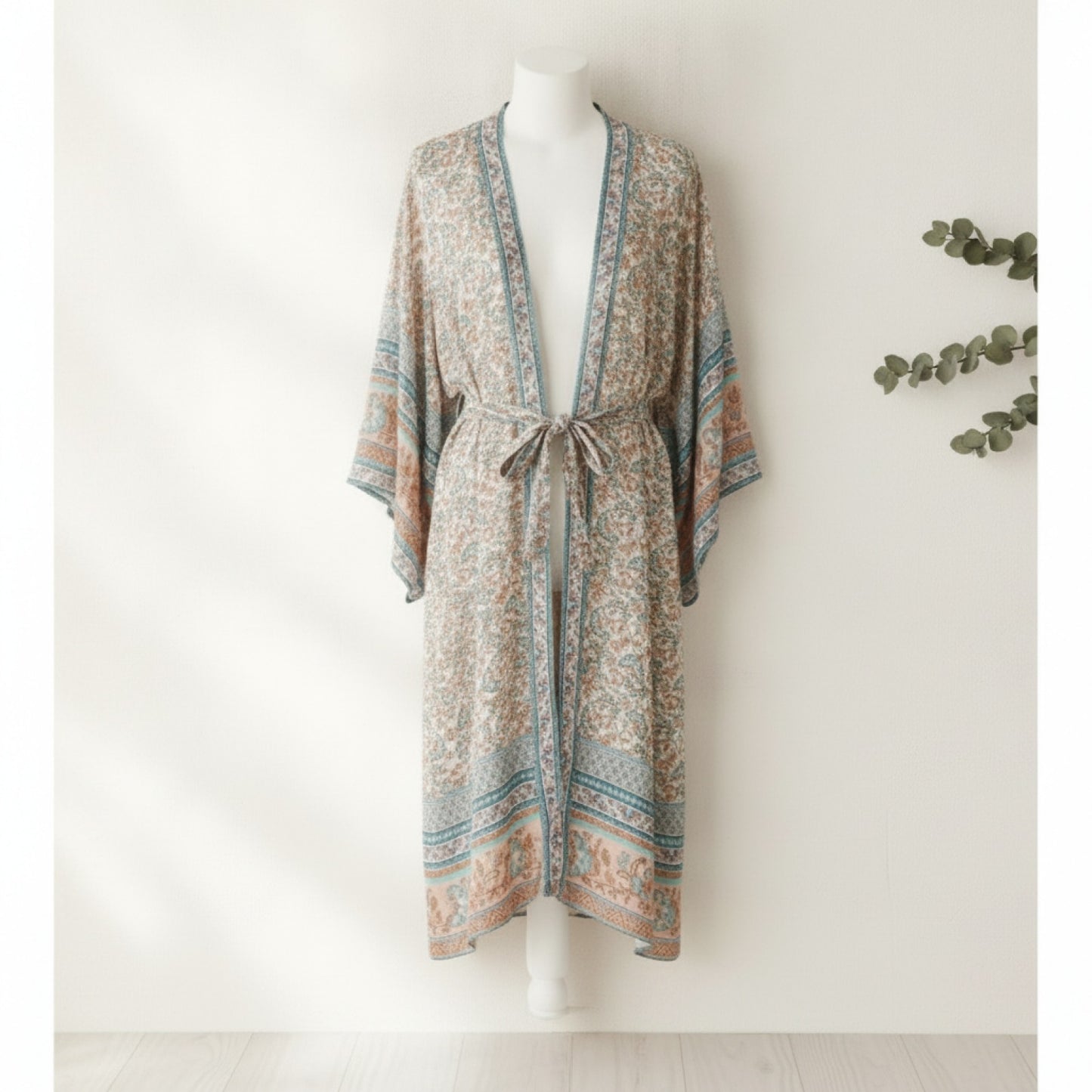 Kimono Bohème Imprimé Floral - Style Bohème Chic Léger