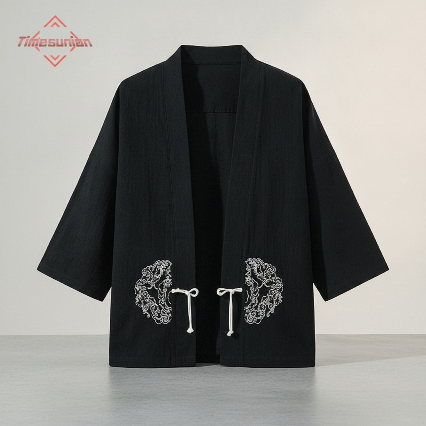 Kimono Cosplay Japonais Unisexe en Coton Brodé - Style Harajuku