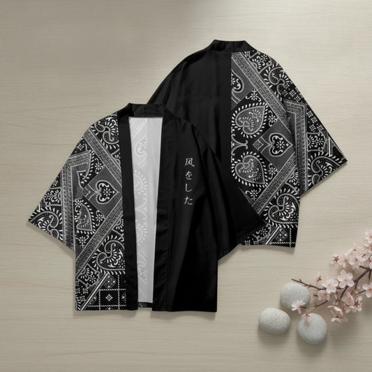 Kimono d'été japonais pour femme : Vêtement traditionnel ample et imprimé